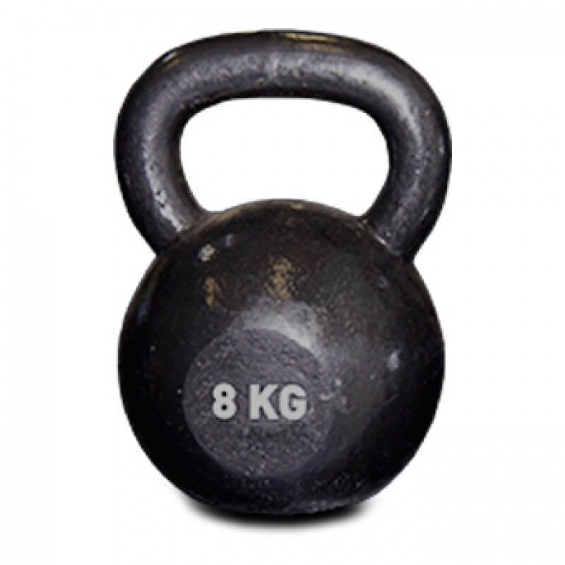8KG CAST IRON RUSSIAN KETTLEBELL KETTLE BELL GYM WEIGHTS