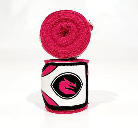 Image of PAIR OF MORGAN MEXICO ELASTIC SHORT BOXING PROTECTIVE HAND WRAPS - 108inch - 2.75m long