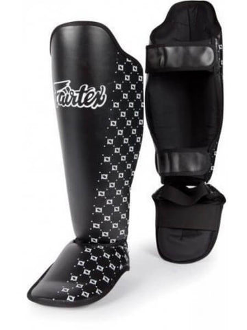 Image of Fairtex Muay Thai Kick Boxing MMA Competion Shin Guards Shinguard Instep Leg Pads