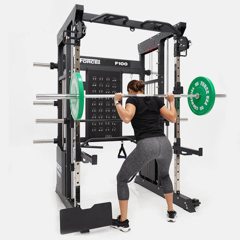 Image of Force USA F100 All In One Functional Trainer 100kgs Weight Stack Smith Cable Cross Machine