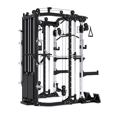 Image of Force USA G12  Power Rack Smith Machine Dip Station Chin Up Station And Multi Functional Trainer Cable Cross Over Gym All In One