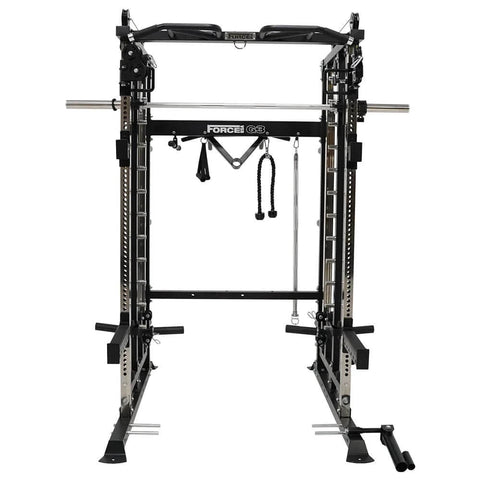 Image of Force USA G3 Smith Machine Power Rack Cage And Multi Functional Trainer Cable Cross Over Gym All In One