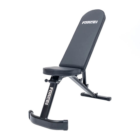 Image of Force USA Incline to Decline Adjustable Exercise Gym Weights Foldable Bench