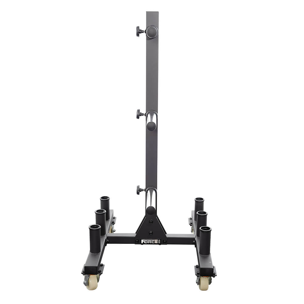 Force USA Olympic Bumper Plate Weights Gym Barbell Storage Rack Tree