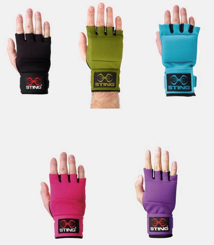 STING Elasticised Muay Thai Kick Boxing Protective Quick Wraps Boxing Ezy Hand Wraps