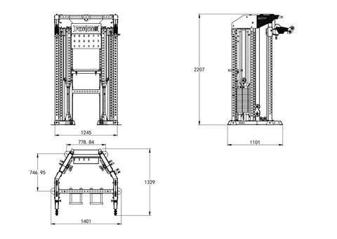 Image of Force USA Heavy Duty Functional Trainer Rack