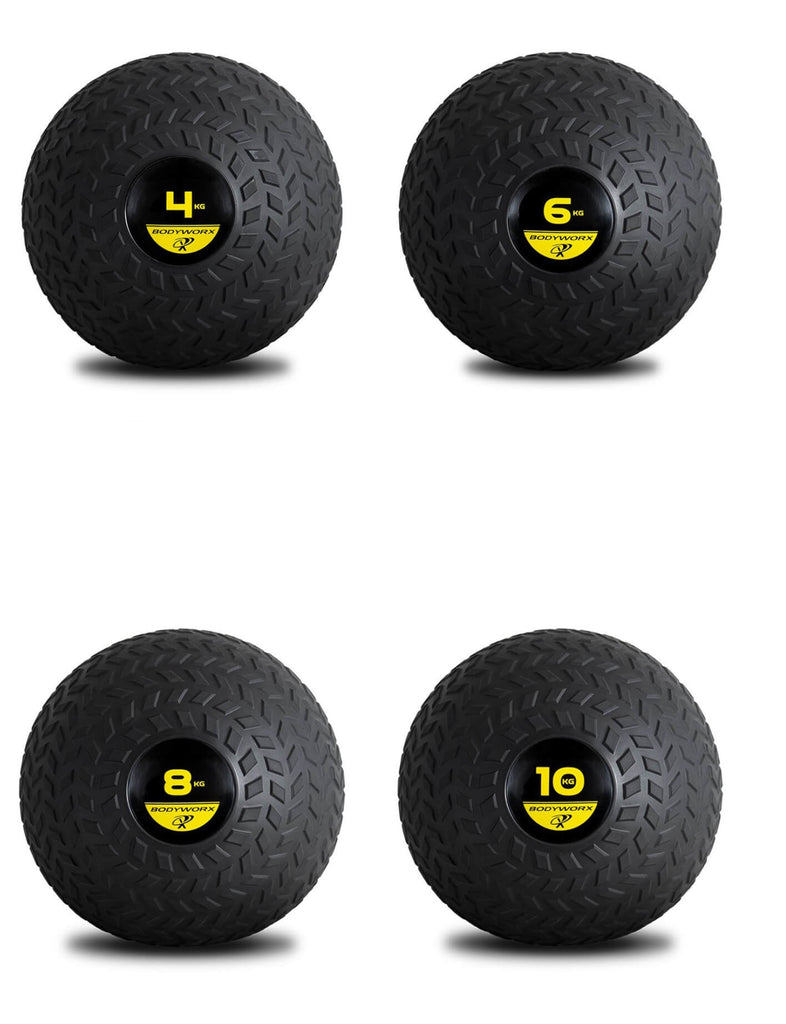SET OF 4KG & 6KG & 8KG & 10KG SLAM / DEAD MEDICINE CROSS TRAINING BALLS