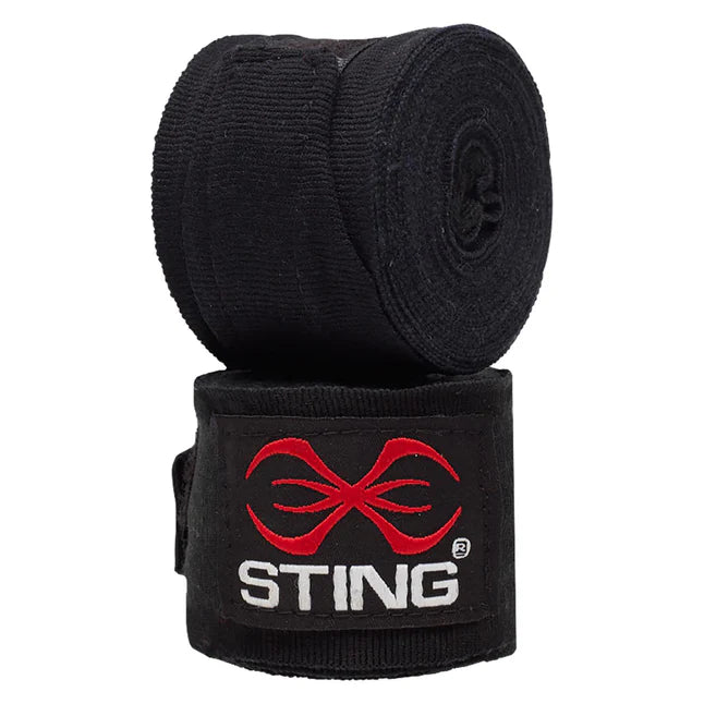 STING Elasticised Boxing Hand Wraps Muay Thai Kick Boxing Protective Bandages 4.5m