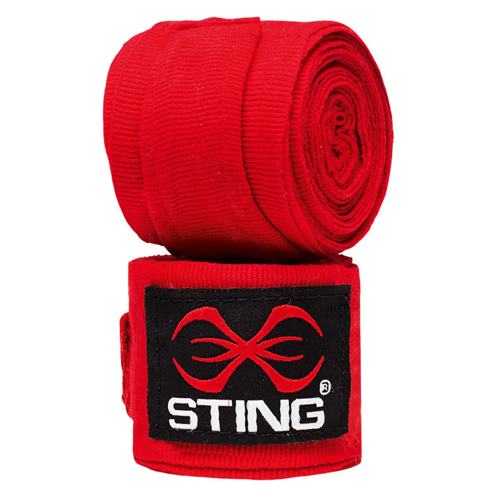 STING Elasticised Boxing Hand Wraps Muay Thai Kick Boxing Protective Bandages 4.5m