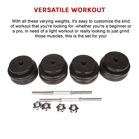 Image of Adjustable Dumbbell Set - 30kgs