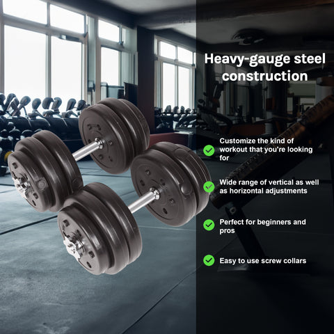Image of Adjustable Dumbbell Set - 30kgs