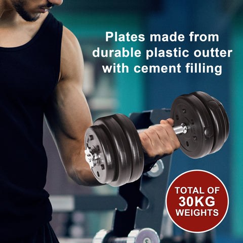 Image of Adjustable Dumbbell Set - 30kgs