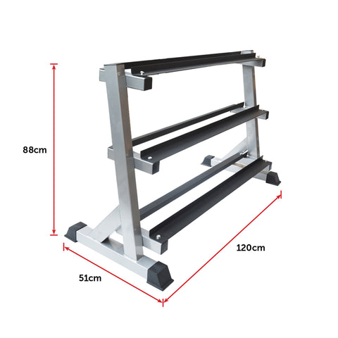 Image of 3 Tier Dumbbell Rack for Dumbbell Weights Storage