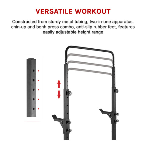 Image of Bench Press Gym Rack and Chin Up Bar