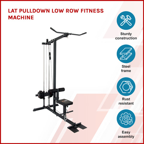 Image of Lat Pull Down Low Row Fitness Machine