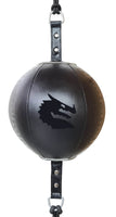 8" PLATINUM LEATHER TARGET FLOOR TO CEILING SPEED BALL + Adjustable Straps