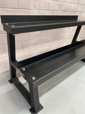 Image of 2 TIER RUBBER HEX DUMBBELL STORAGE RACK