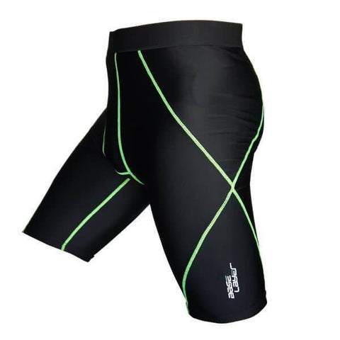 Image of BASE LAYER UNISEX COMPRESSION SHORTS PERFORMANCE TIGHTS SKINS SHORTS SIZE SMALL - sweatcentral
