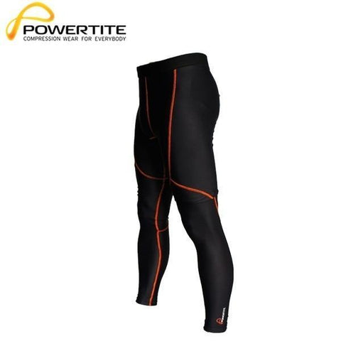 Image of POWERTITE MEN COMPRESSION PERFORMANCE TIGHTS SKINS PANTS - SIZE SMALL - sweatcentral
