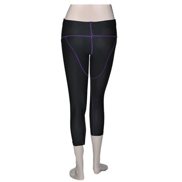 POWERTITE WOMEN COMPRESSION PERFORMANCE TIGHTS SKINS QUARTER PANTS - Size XXL - sweatcentral