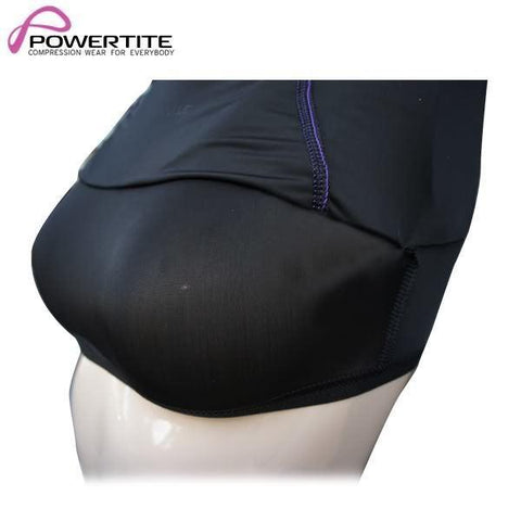Image of POWERTITE WOMENS COMPRESSION SKINS SLEEVELESS TANK TOP SINGLET & SUPPORT BRA - Size Small - sweatcentral