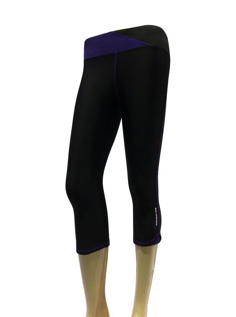 POWERTITE WOMENS EXERCISE 3/4 PANTS - SIZE EXTRA SMALL - sweatcentral