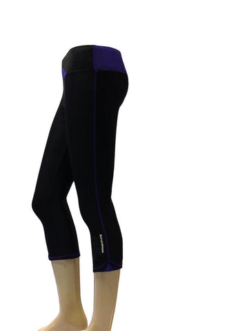 Image of POWERTITE WOMENS EXERCISE 3/4 PANTS - SIZE EXTRA SMALL - sweatcentral