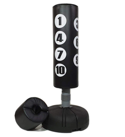 Image of FREE STANDING PUNCHING BOXING BAG KICK MMA MARTIAL ARTS BOB - sweatcentral