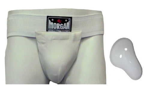Image of GROIN GUARD PROTECTOR WITH CUP MARTIAL ARTS MMA BOXING BJJ KICK MUAY THAI - sweatcentral
