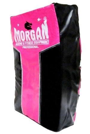 Image of HEAVY DUTY LARGE CURVED PUNCH KICK STRIKE & HIT SHIELD - PINK MMA KICK BOXING PAD - sweatcentral