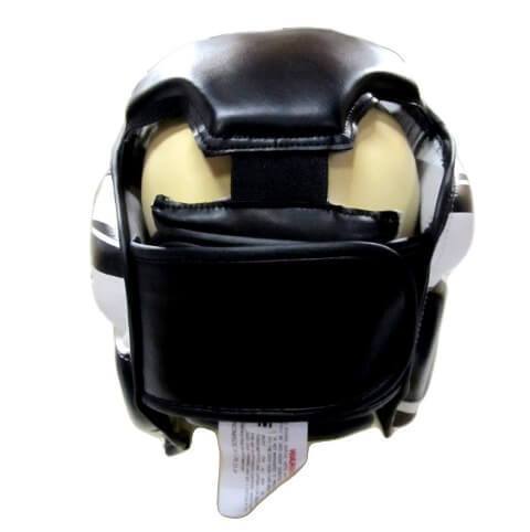 MORGAN FULL COMBAT STYLE FULL FACE HEAD GUARD BOXING PROTECTOR HEAD GEAR - sweatcentral