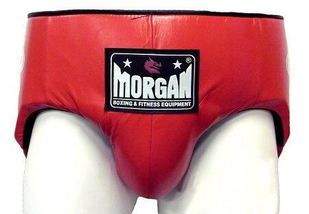 Image of MORGAN PLATINUM LEATHER ABDO GUARD BOXING PROTECTIVE - sweatcentral