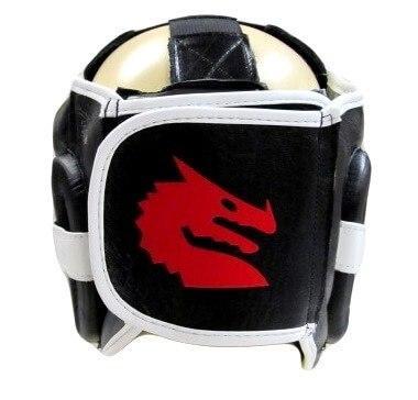 Image of MORGAN PROFESSIONAL LEATHER FULL FACE HEAD GUARD HEAD GEAR PROTECTIVE GEAR - sweatcentral