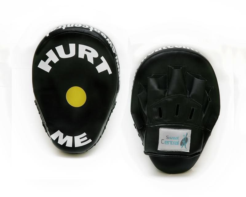 SWEAT CENTRAL BOXING FOCUS PADS MITT GLOVE  "HURT ME" - sweatcentral
