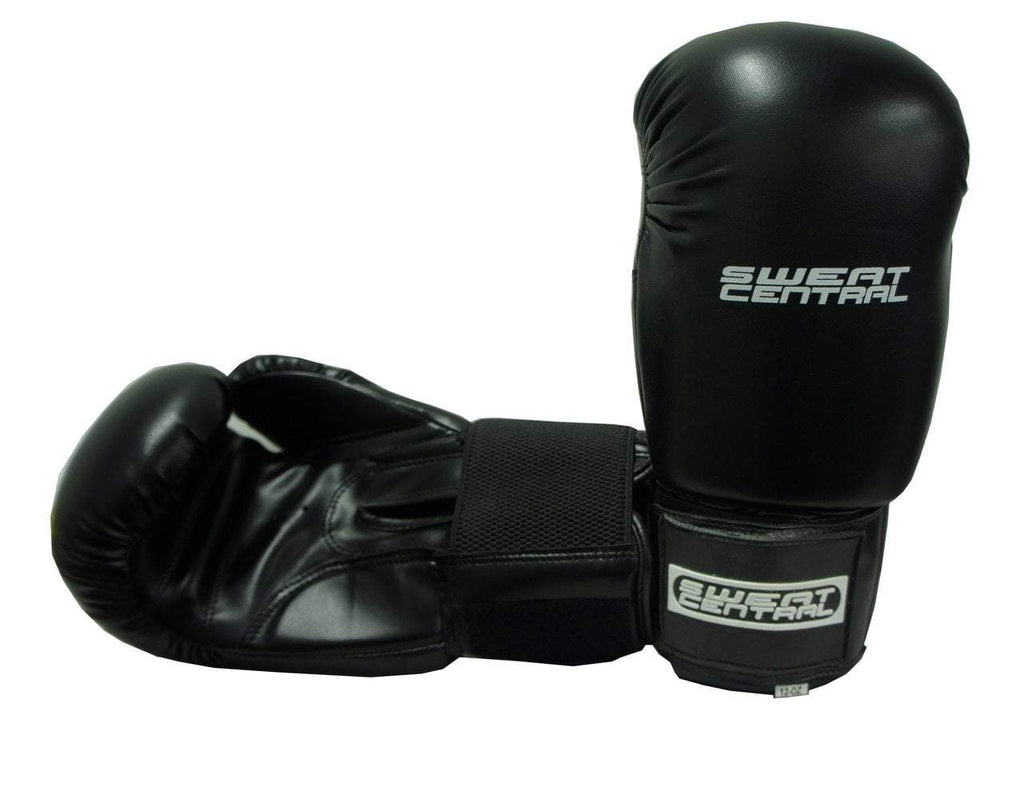 SWEAT CENTRAL BOXING KICKBOXING PUNCHING BAG SPARRING GLOVES - sweatcentral