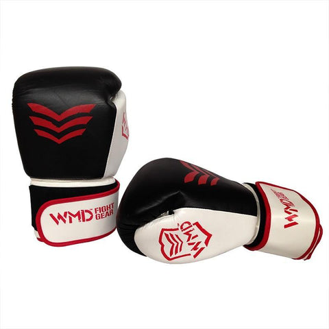 Image of WMD COWHIDE LEATHER BOXING GLOVES SPARRING PUNCHING MMA BAG TRAINING - sweatcentral