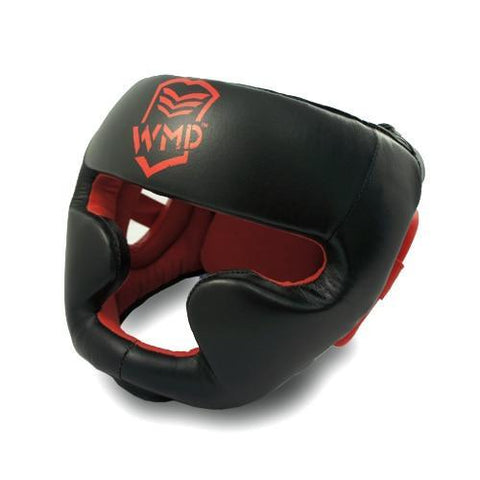 Image of WMD Generals Leather Pro Boxing Head Guard Gear - sweatcentral