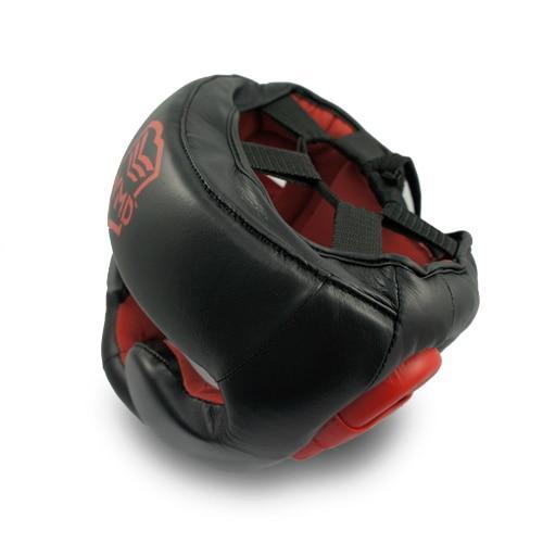 WMD Generals Leather Pro Boxing Head Guard Gear - sweatcentral