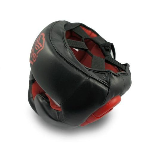 Image of WMD Generals Leather Pro Boxing Head Guard Gear - sweatcentral