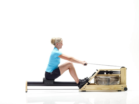 Image of WATERROWER A1 HOME ROWING MACHINE INDOOR CARDIO WATER ROWER - MADE IN USA - sweatcentral