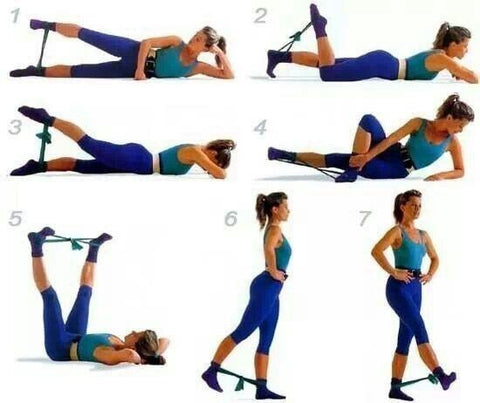 Image of EXERCISE RESISTANCE MINI MICRO LATEX BAND TUBE YOGA FITNESS ELASTIC STRING - sweatcentral