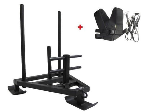 Image of POWER SLED WITH HARNESS CROSS TRAINING STRENGTH EQUIPMENT - sweatcentral
