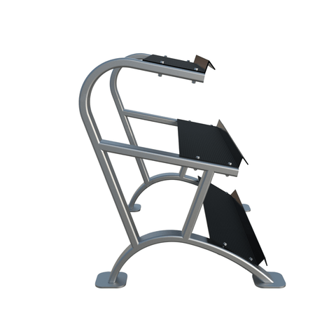 Image of 3 TIER HEAVY DUTY DUMBBELL WEIGHTS STORAGE STAND RACK GYM