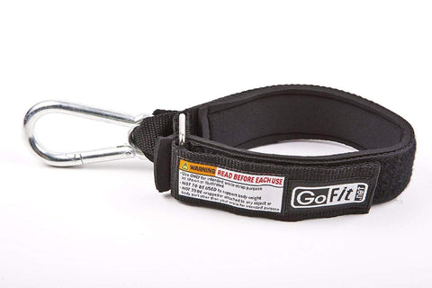 Image of GOTFIT EXTREME TUBE/BAND ADJUSTABLE NEOPRENE ANKLE STRAP WITH CARABINER - sweatcentral