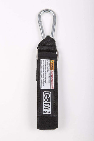 Image of GOTFIT EXTREME TUBE/BAND ADJUSTABLE NEOPRENE ANKLE STRAP WITH CARABINER - sweatcentral