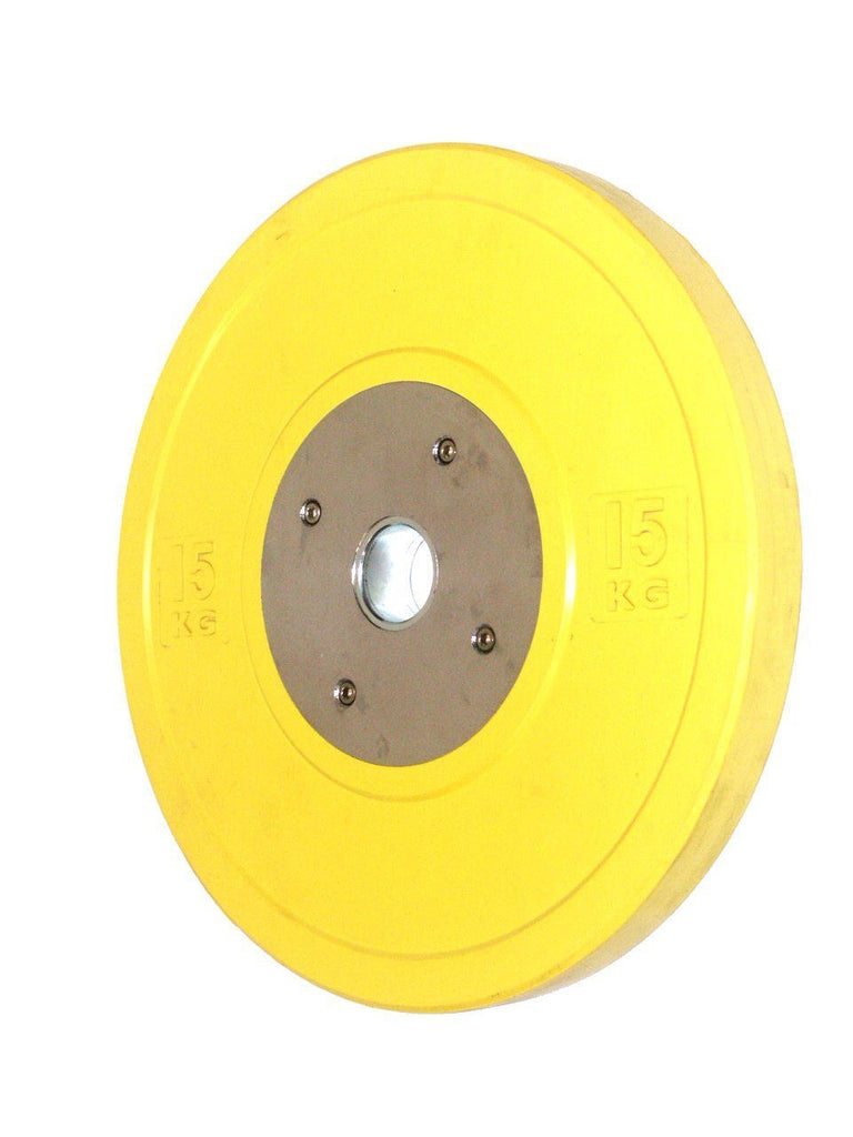 15KG PAIR OF ELITE OLYMPIC BUMPER PLATES - sweatcentral