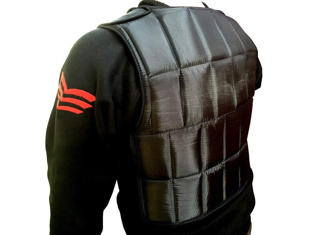 15kg WEIGHTED WEIGHT VEST EXERCISE & SPORT STRENGTH TRAINING - sweatcentral