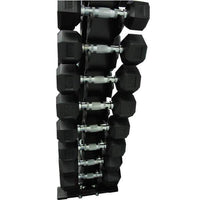 2KG - 10KG RUBBER HEX DUMBELL WEIGHTS DUMBBELL SET - sweatcentral