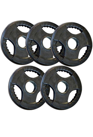 Image of HEAVY DUTY OLYMPIC RUBBER WEIGHTS PLATES / DISCS 5 KG TO 20 KG - sweatcentral