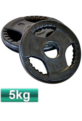 Image of HEAVY DUTY OLYMPIC RUBBER WEIGHTS PLATES / DISCS 5 KG TO 20 KG - sweatcentral